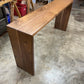 Walnut Waterfall Console Table or Sofa Table - Handmade in Columbus Ohio