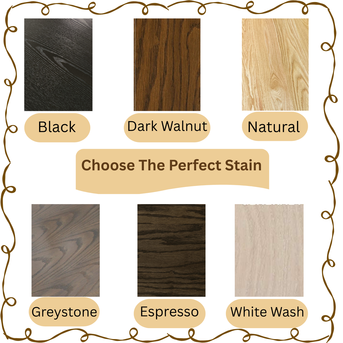 Solid Oak Ottoman Table, Custom Made to Fit Your Ottoman - 15" Wide - Choose Your Stain
