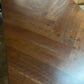 Handmade Walnut Dining Table with Metal Legs & Solid Walnut Herringbone Table Top
