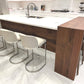 Kitchen Island Extension Table, Walnut Kitchen Island Extendable Table Add On