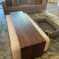 Large Walnut Ottoman Table - Custom Made To Go Over Your Ottoman - Solid Wood - 18" wide
