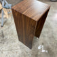 Walnut Sculpture Stand, Art Plinth or Pedestal Stand Handmade with Modern Waterfall Joinery