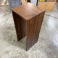 Walnut Sculpture Stand, Art Plinth or Pedestal Stand Handmade with Modern Waterfall Joinery