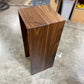 Walnut Sculpture Stand, Art Plinth or Pedestal Stand Handmade with Modern Waterfall Joinery
