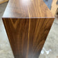 Walnut Sculpture Stand, Art Plinth or Pedestal Stand Handmade with Modern Waterfall Joinery