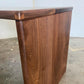 Custom Ottoman Coffee Table with Herringbone Pattern in Solid Walnut