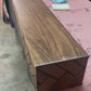 Modern Walnut Fireplace Mantel Shelf with Herringbone Pattern | Mid Century Modern Fireplace Mantle Shelf | Handmade Wood Mantel