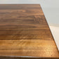 Wide Waterfall Coffee Table, Large Walnut Coffee Table