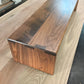 Genuine Walnut Ottoman Tray Made To Go Over Your Ottoman - 11 "Wide Over Ottoman Cocktail Table